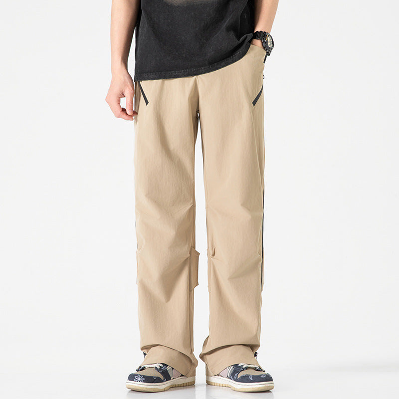 Herren Multifunktionale Tech‑Cargo‑Hose mit seitlichen Zippern, elastischem Bund und taktischen Pattentaschen Echo Archiv