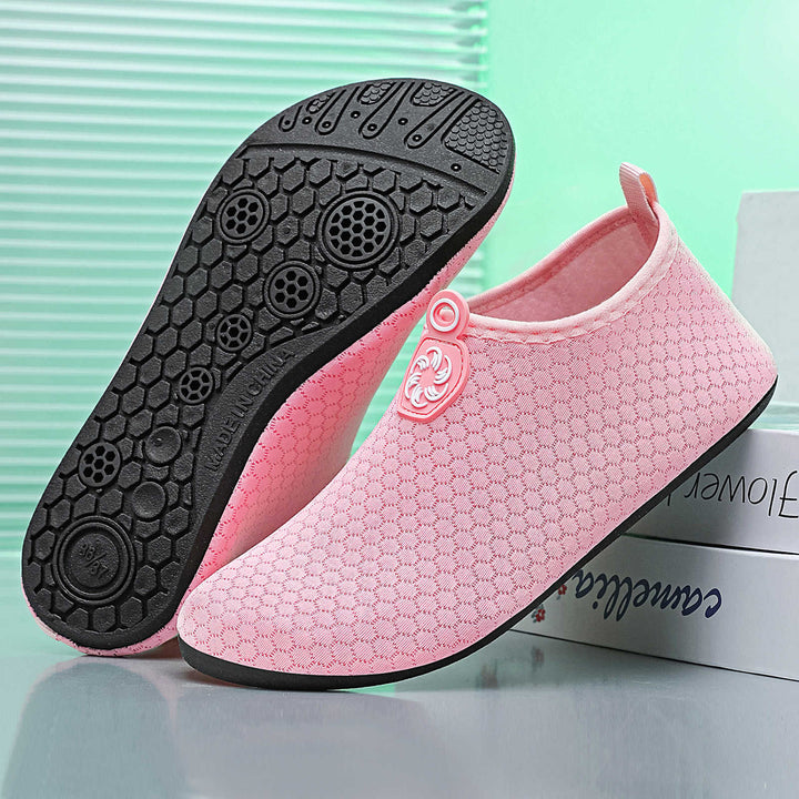 Damen nan leichter gestrickter Wasserschuh Slip-On mit nahtlosem Sockenschaft und rutschfester Gummisohle Echo Archiv