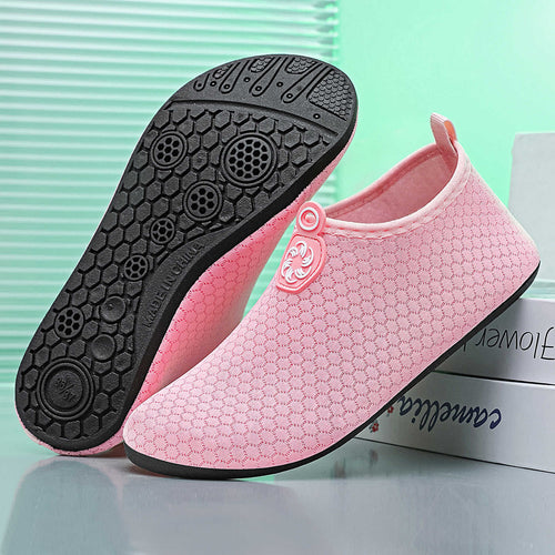 Damen nan leichter gestrickter Wasserschuh Slip-On mit nahtlosem Sockenschaft und rutschfester Gummisohle Echo Archiv