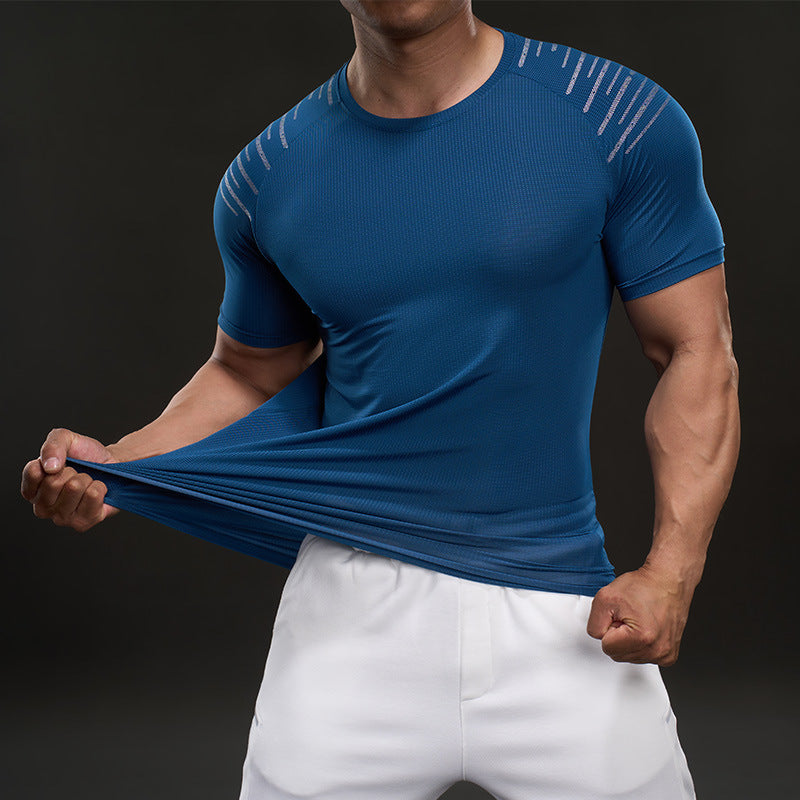 Herren Funktionales Fitness-T-Shirt mit innovativen Belüftungszonen Echoarchiv