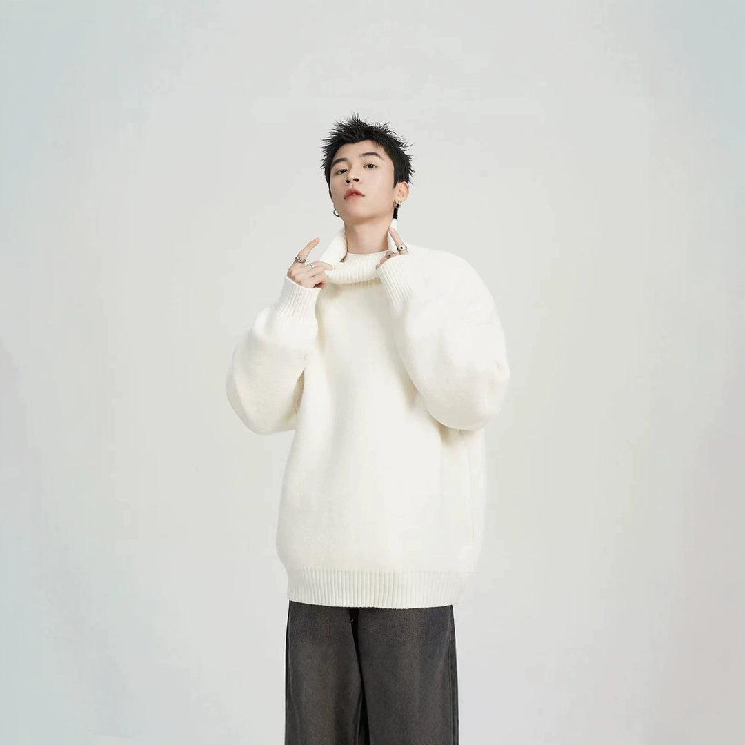 Unisex Oversized Rollkragenpullover Echoarchiv