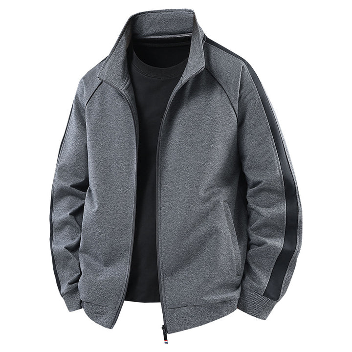 Herren Leichter Freizeit-Trainingsanzug-Set mit Reißverschlussjacke, elastischer Bund & Reißverschlusstaschen Echoarchiv