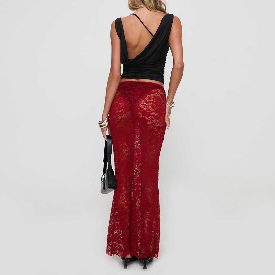 Damen Spitzen Saum Rock Echo Archiv