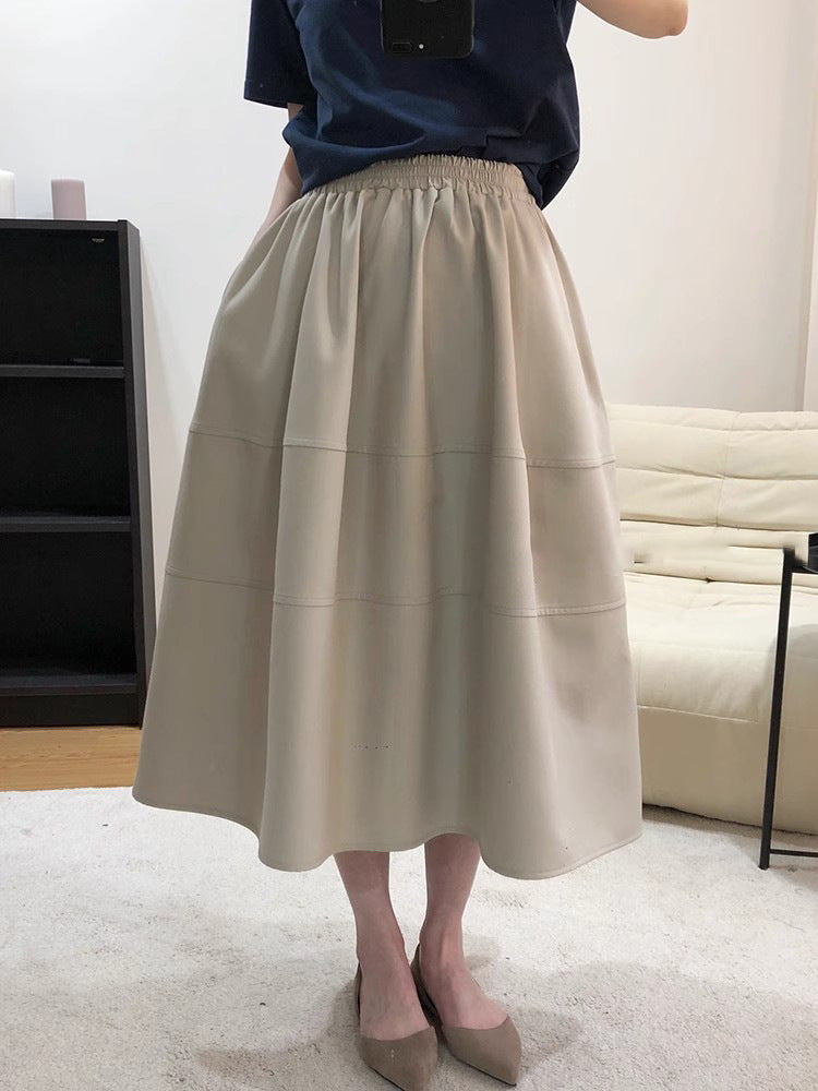Damen Modische und elegante Faltenrock Echoarchiv
