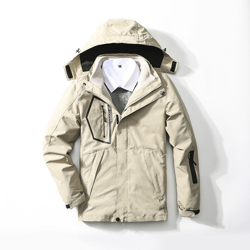 Herren Technische Regenjacke Echo Archiv
