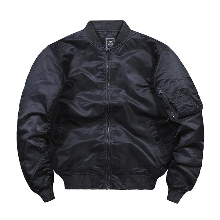 Herren Camouflage-Bomberjacke im Fliegerstil mit Mehrfach-Taschen und Strickbündchen Echoarchiv