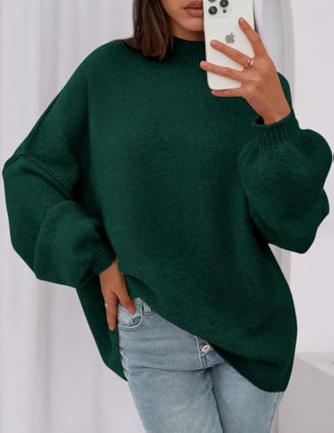 Damen Weicher Oversized Pullover Echo Archiv