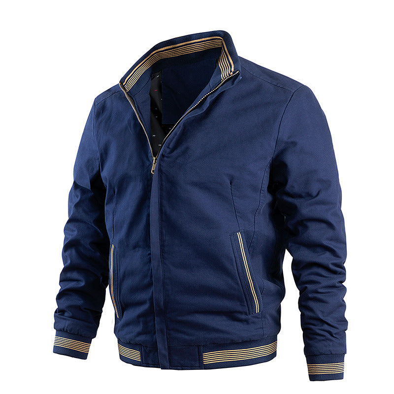Herren Thermo-Canvas-Blouson mit weichem Teddyfutter und hochschließendem Stehkragen Echo Archiv