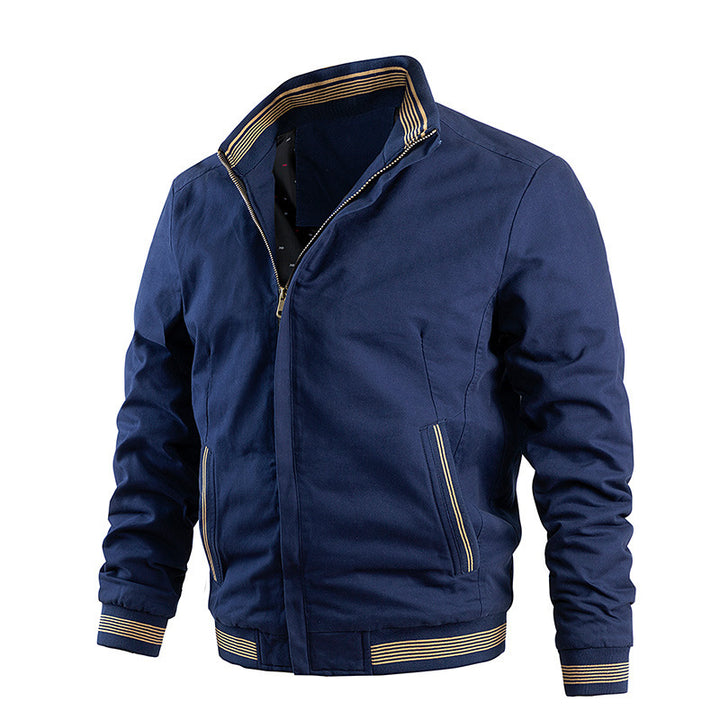 Herren Thermo-Canvas-Blouson mit weichem Teddyfutter und hochschließendem Stehkragen Echo Archiv