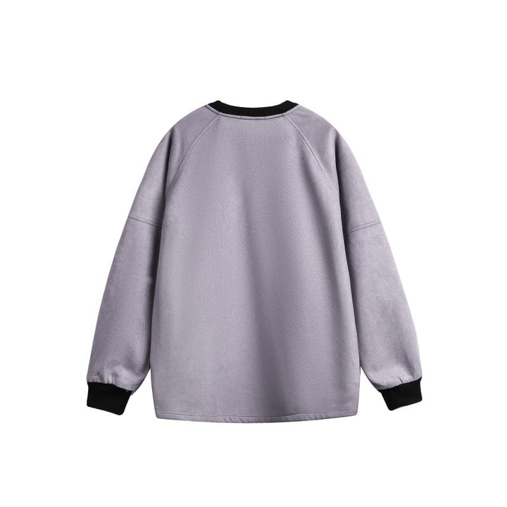 Herren Oversize Sweatshirt im Retro‑Sportstyle mit Kontraststreifen Echoarchiv