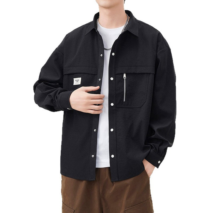 Herren Modische Utility-Jacke mit praktischen Taschen Echoarchiv