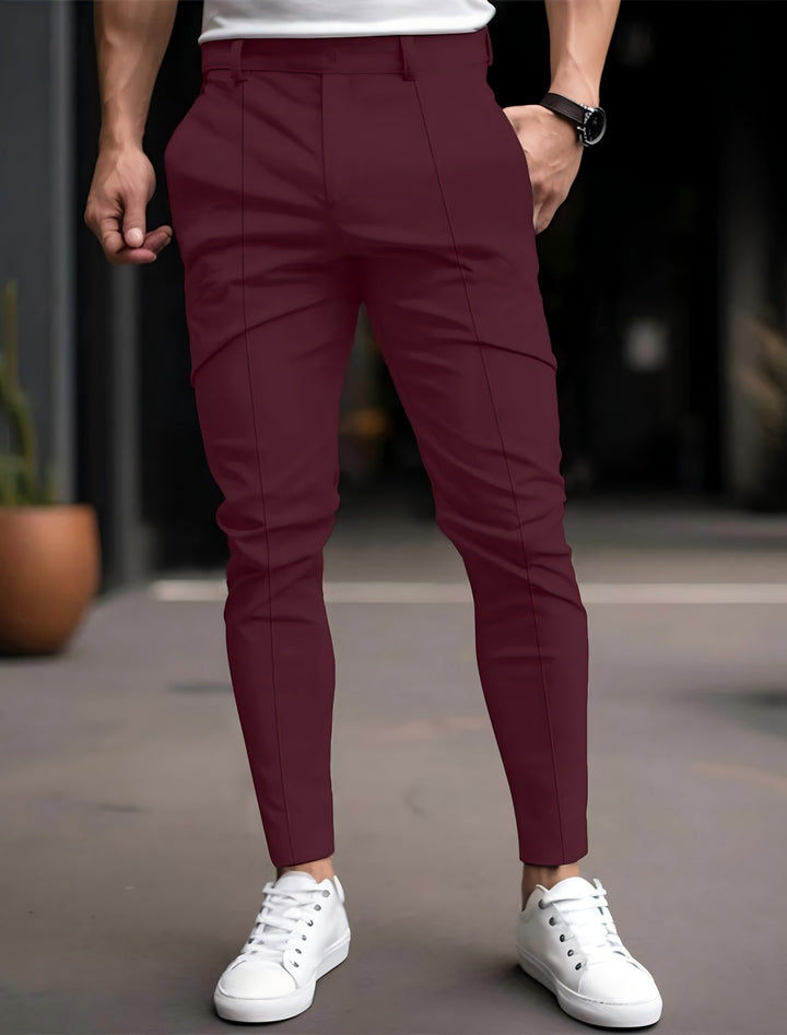 Herren Slim-Fit Chinohose mit praktischen Taschen Echoarchiv
