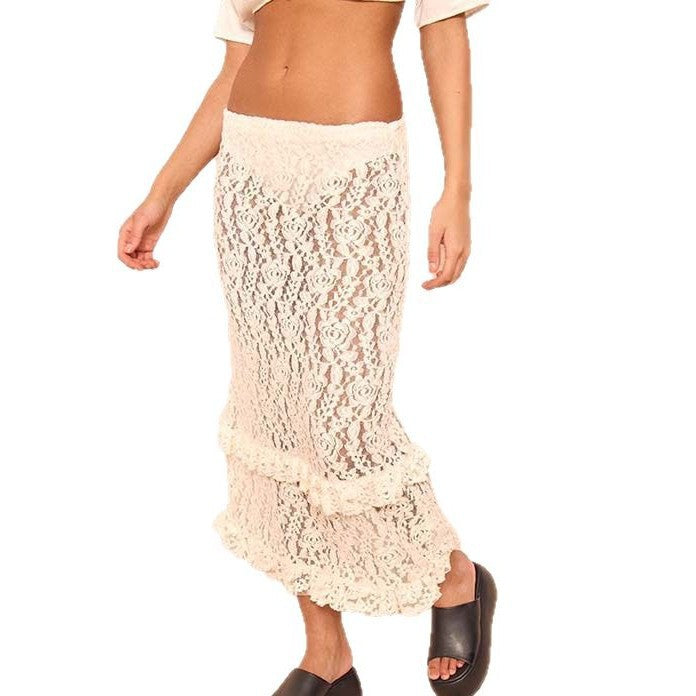Damen Spitzen Badeanzug Cover-Up Echo Archiv