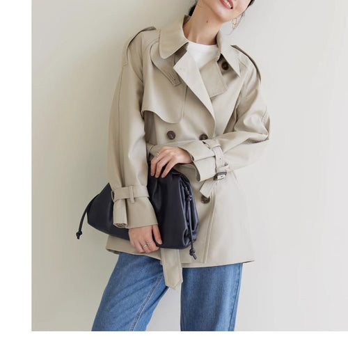 Damen Modische Trenchjacke Echoarchiv