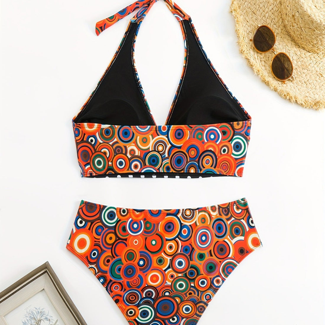 Damen Triangel-Bikini mit modischem Punkten-Design – Maréssa