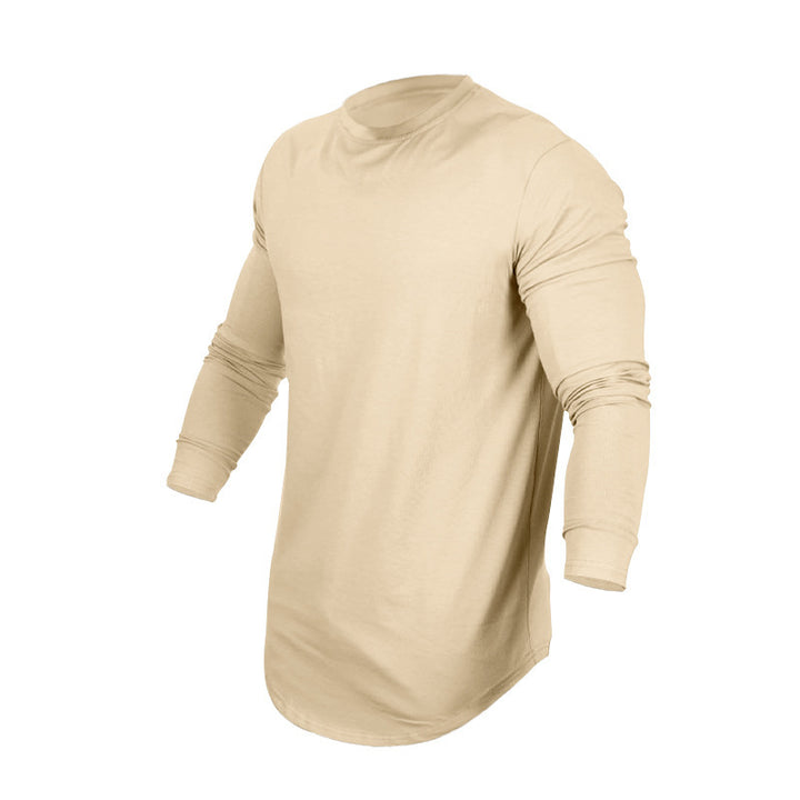 Herren Langarmshirt mit modernem Schnitt und atmungsaktiver Materialien Echoarchiv