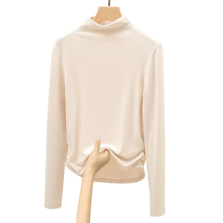 Damen Elegantes Langarmshirt mit hochgeschlossenem Kragen Echo Archiv 1787620449