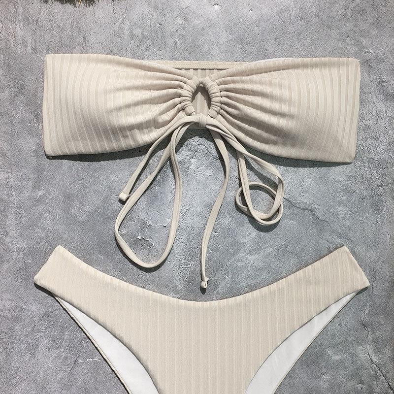 Damen Bandeau-Bikini mit Wickelrock Echo Archiv