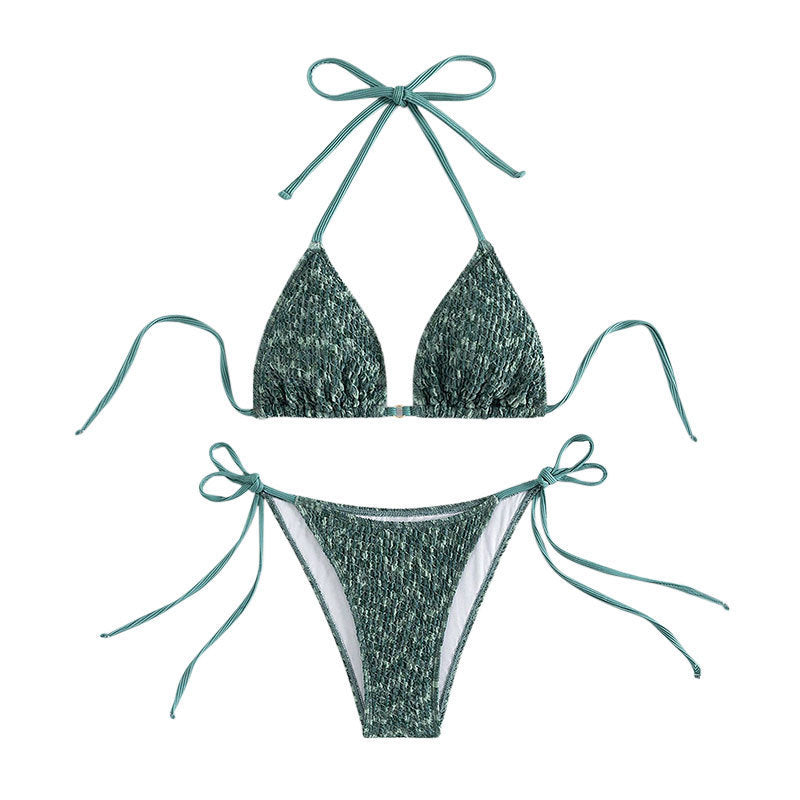 Damen Triangel-Bikini mit raffiniertem Bindedesign Echo Archiv