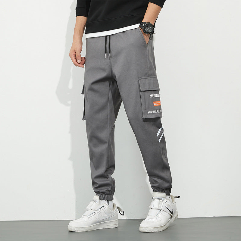 Herren Urbanes Camouflage-Jogger mit Utility-Taschen und elastischem Knöchelsaum Echo Archiv
