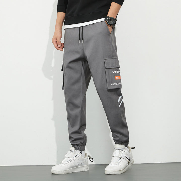 Herren Urbanes Camouflage-Jogger mit Utility-Taschen und elastischem Knöchelsaum Echo Archiv