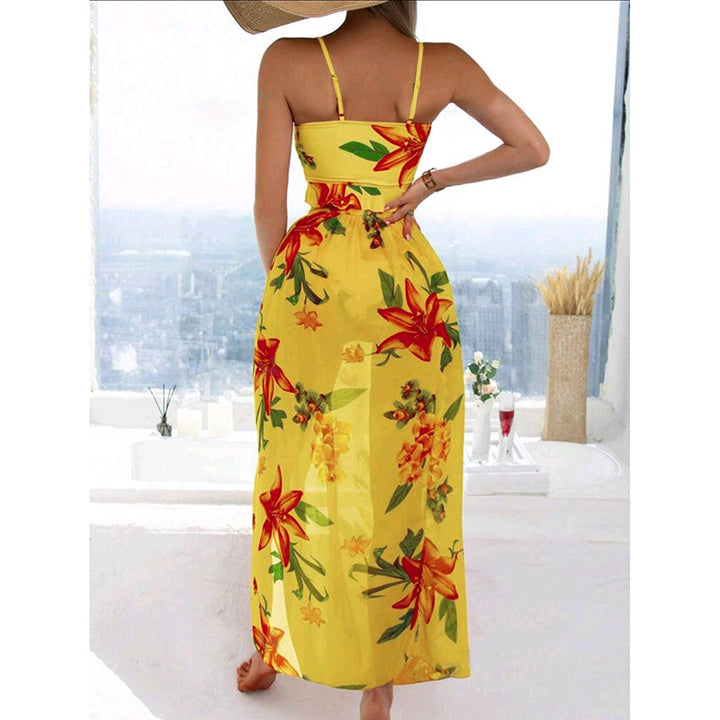 Damen Bikini-Set mit floralem Oberteil und lässigem Maxi-Rock Echo Archiv