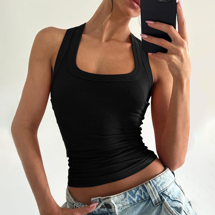 Damen Sportliches Crop-Top Echo Archiv