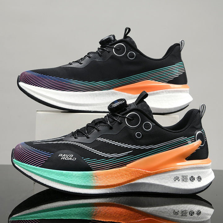 Unisex Performance-Laufschuhe mit Drehverschluss, mehrschichtiger Rebound-Zwischensohle und stabiler TPU-Fersenstütze – Tavélo