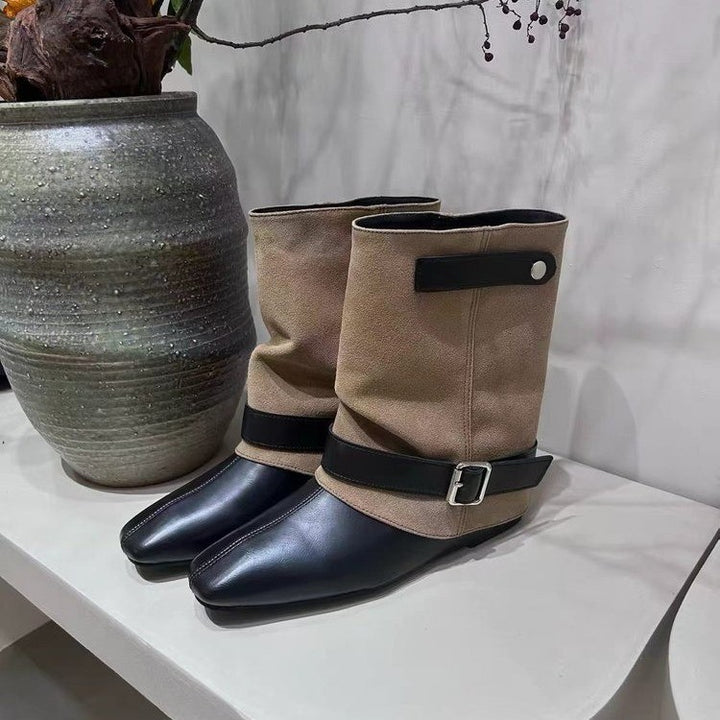 Damen Elegante Stiefeletten mit modischem Riemendesign Echo Archiv