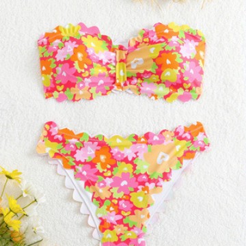 Damen Bikini-Set mit floralem Muster Echo Archiv