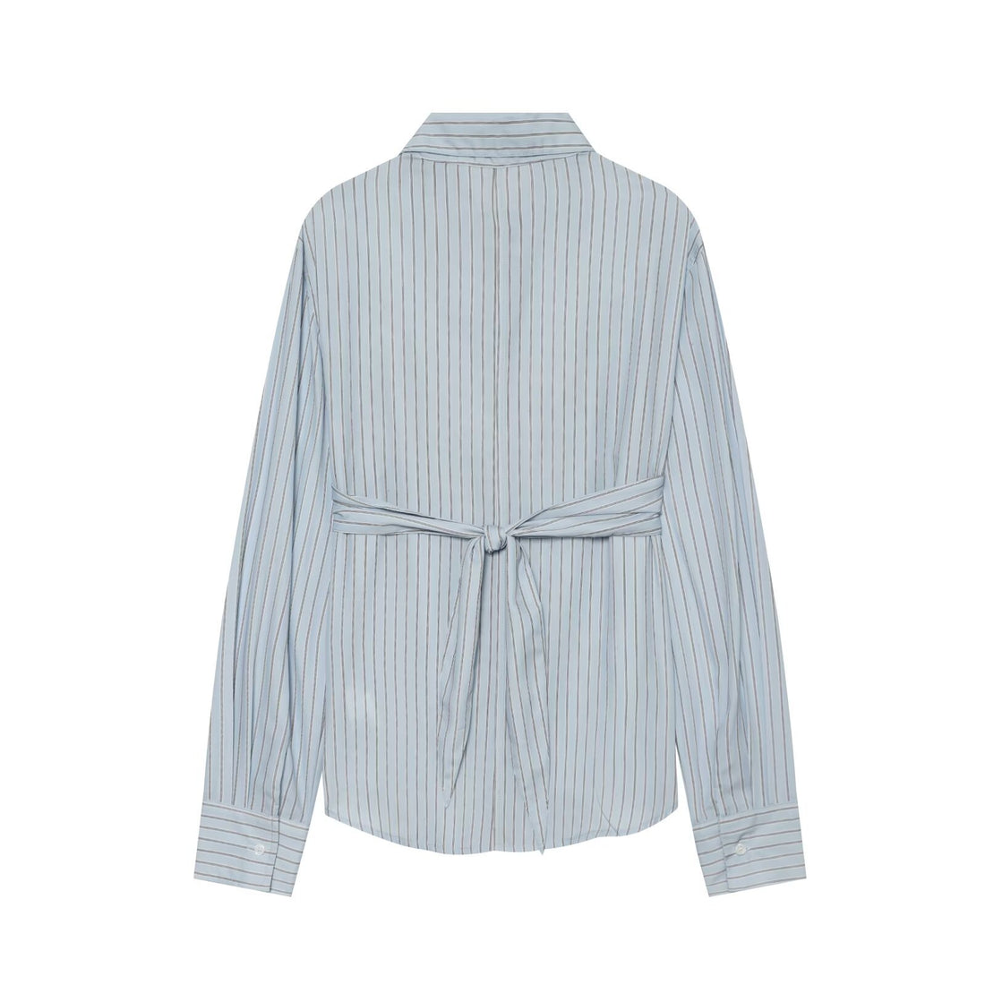 Damen Lässige Hemdbluse mit integriertem Bustier-Detail und feinem Streifenmuster Echo Archiv