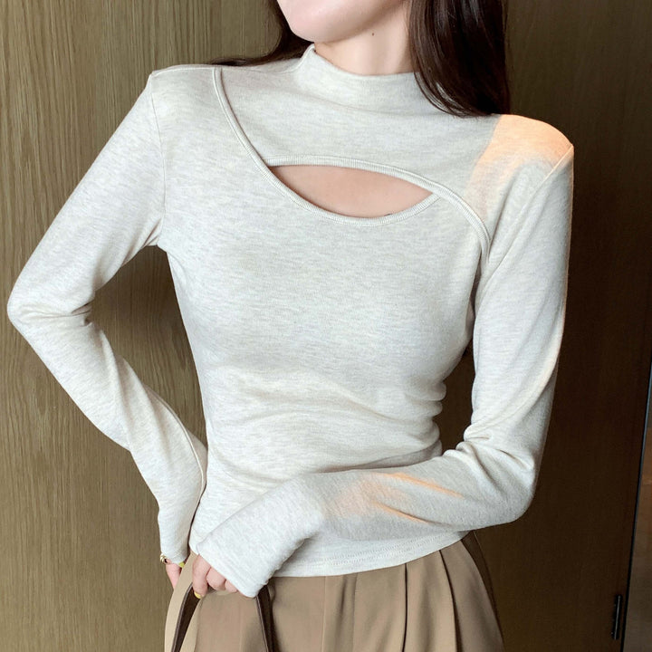 Damen Langarmshirt mit modischem Cut-Out Echo Archiv