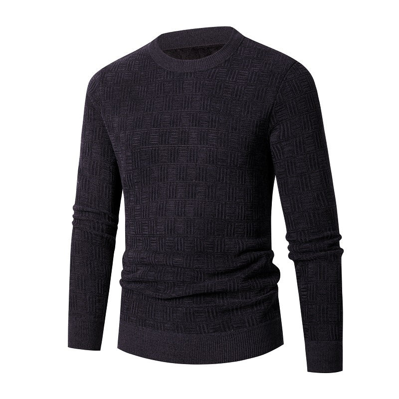 Herren modischer Strickpullover mit einzigartigem Strukturdesign Echoarchiv