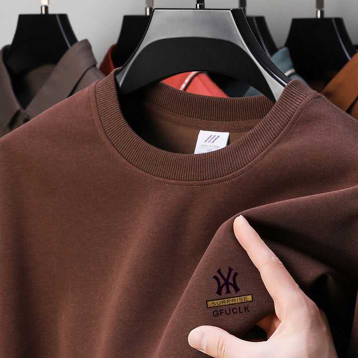 Herren Freizeit Sweatshirt mit stilvollem Rundhalsausschnitt Echoarchiv