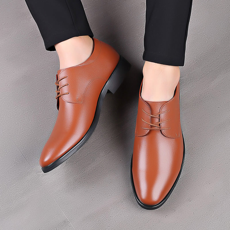 Herren Elegante Schnürschuhe aus hochwertigem Leder Echoarchiv
