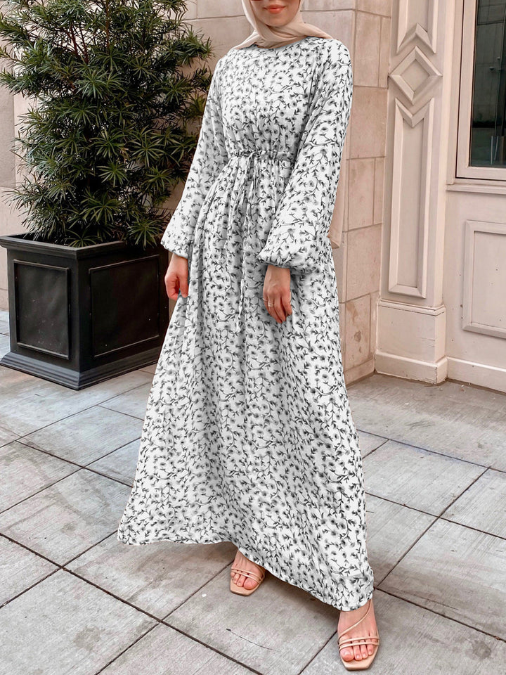 Damen Elegantes Maxikleid mit floralen Mustern Echo Archiv
