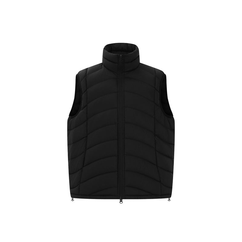 Unisex Ultraleichte Daunenoptik-Steppweste mit Zweiwege-Reißverschluss und Stehkragen Echo Archiv