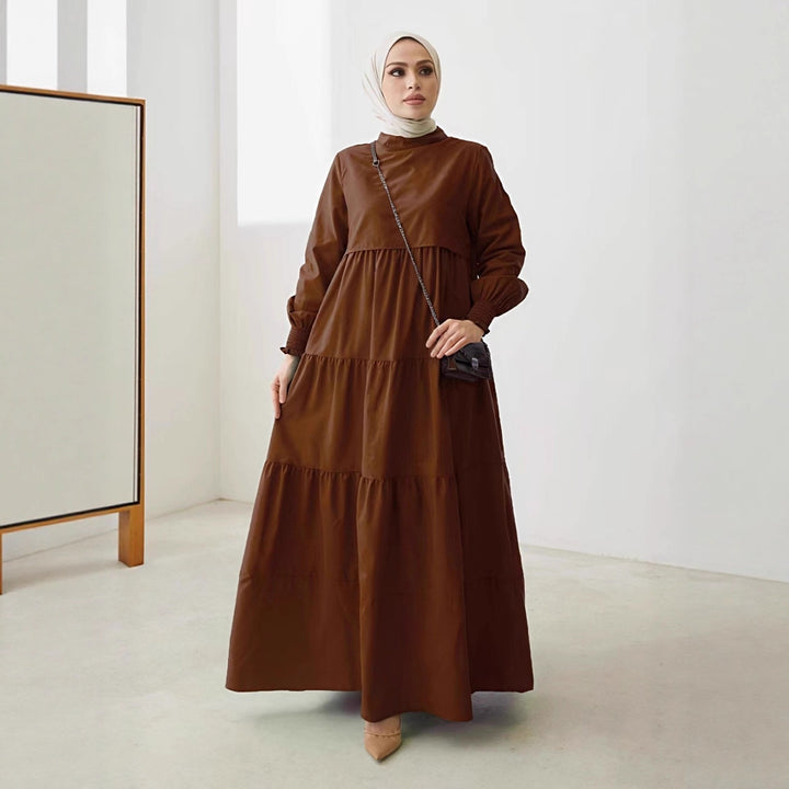 Damen Elegantes Maxikleid mit Rüschen Echo Archiv
