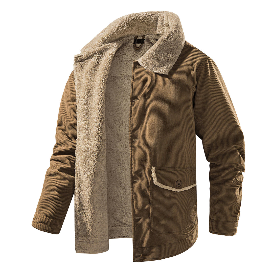 Herren Cordjacke mit weichem Innenfutter – Taviero