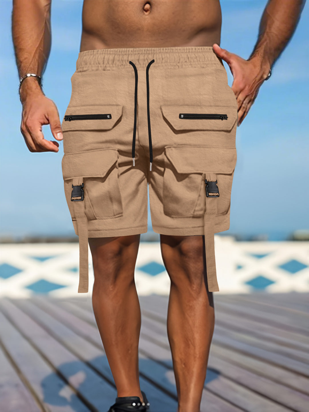 Herren Cargo Stil Utility Shorts Echoarchiv