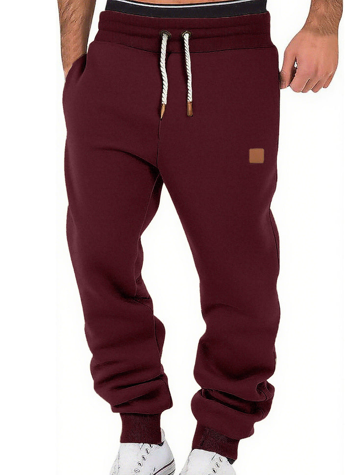 Herren Relax-Fit Fleece-Jogginghose mit Bündchen und Kordelzug Echoarchiv