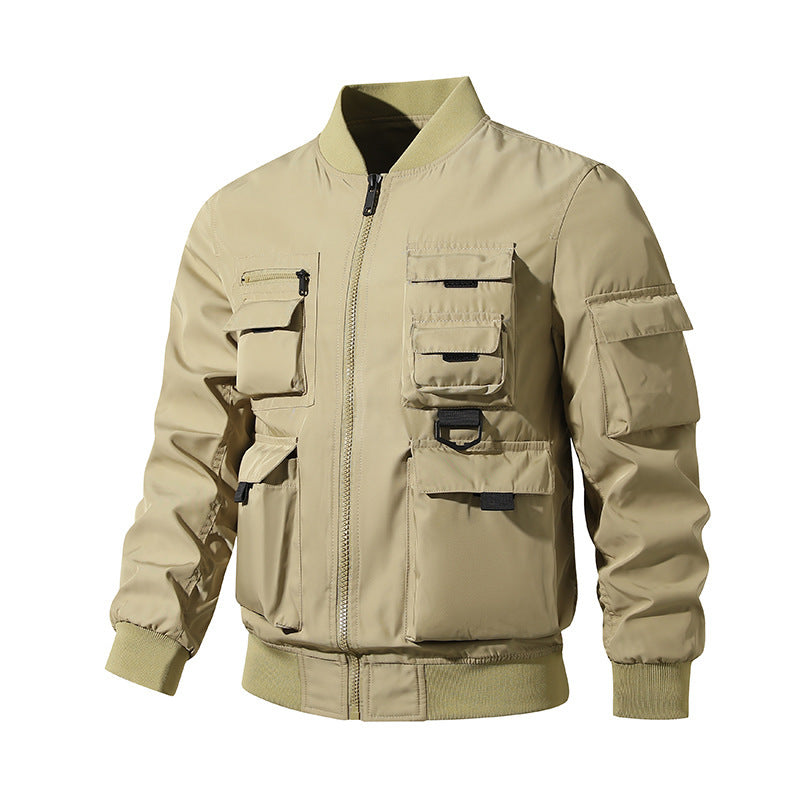Herren nan multifunktionale taktische Bomberjacke mit zahlreichen Utility-Taschen und robustem Nylon Echo Archiv