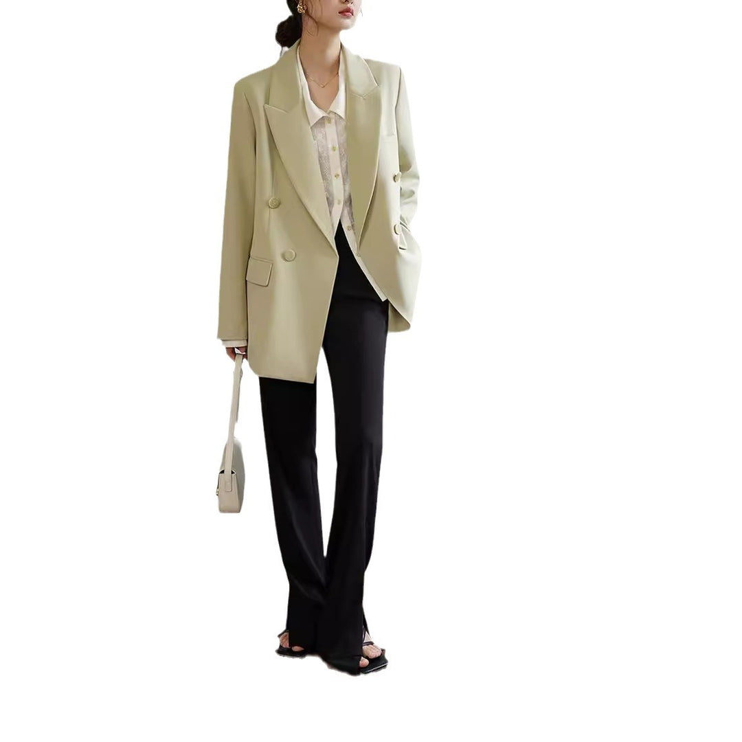Damen Eleganter doppelter Blazer Echoarchiv