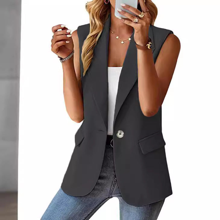 Damen ärmelloses Blazer Echoarchiv