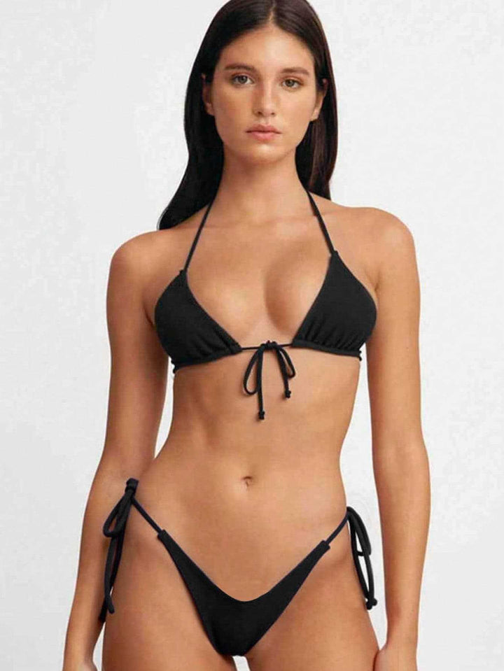 Damen Triangel-Bikini mit verstellbaren Bindebändern Echo Archiv