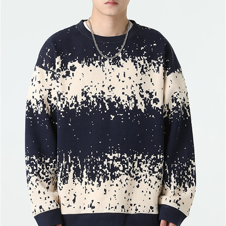 Herren Sweatshirt mit modernem Digitaldruck Echoarchiv