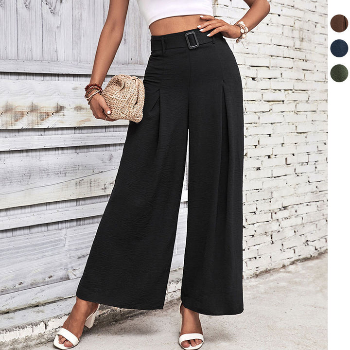 Damen Weitgeschnittene Hose mit Taillenkordel Echo Archiv