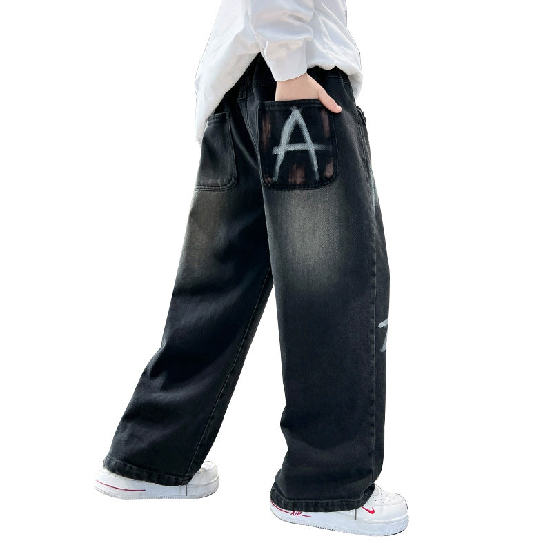 Unisex weite Denim-Hose im modischen Oversized-Style Echo Archiv