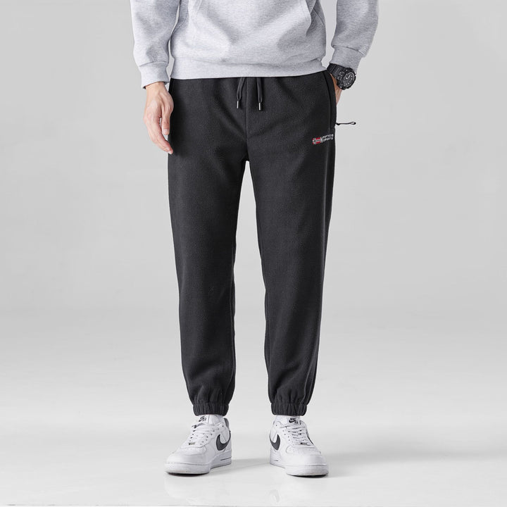 Herren Fleece Jogginghose mit elastischem Bund und Seitentaschen Echoarchiv
