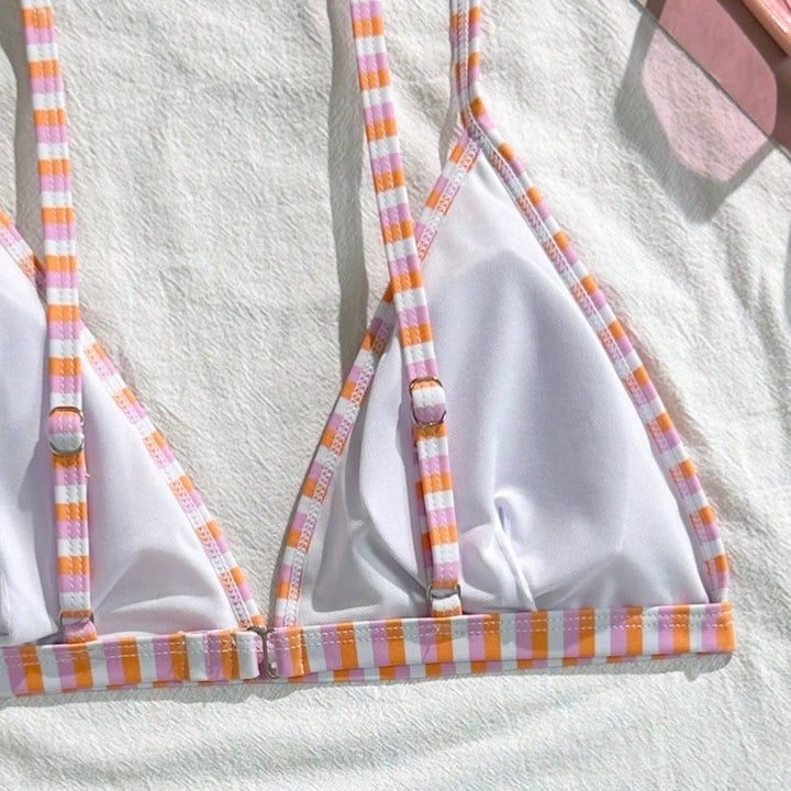 Damen Triangel-Bikini-Set mit floralem Muster und verspieltem Design Echo Archiv